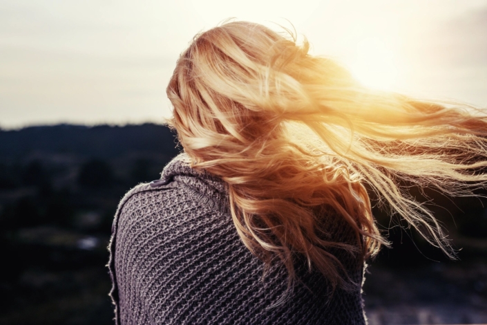 Put your face to the sun, the shadows will always fall behind you